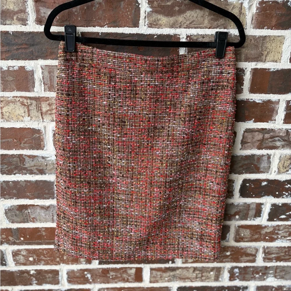J. Crew Harvest Tweed The Pencil Skirt Size 6